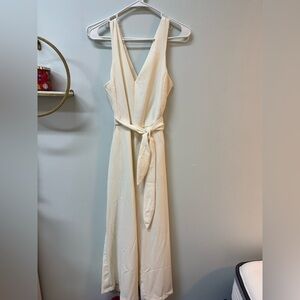 Elegant Cream Jumpsuit